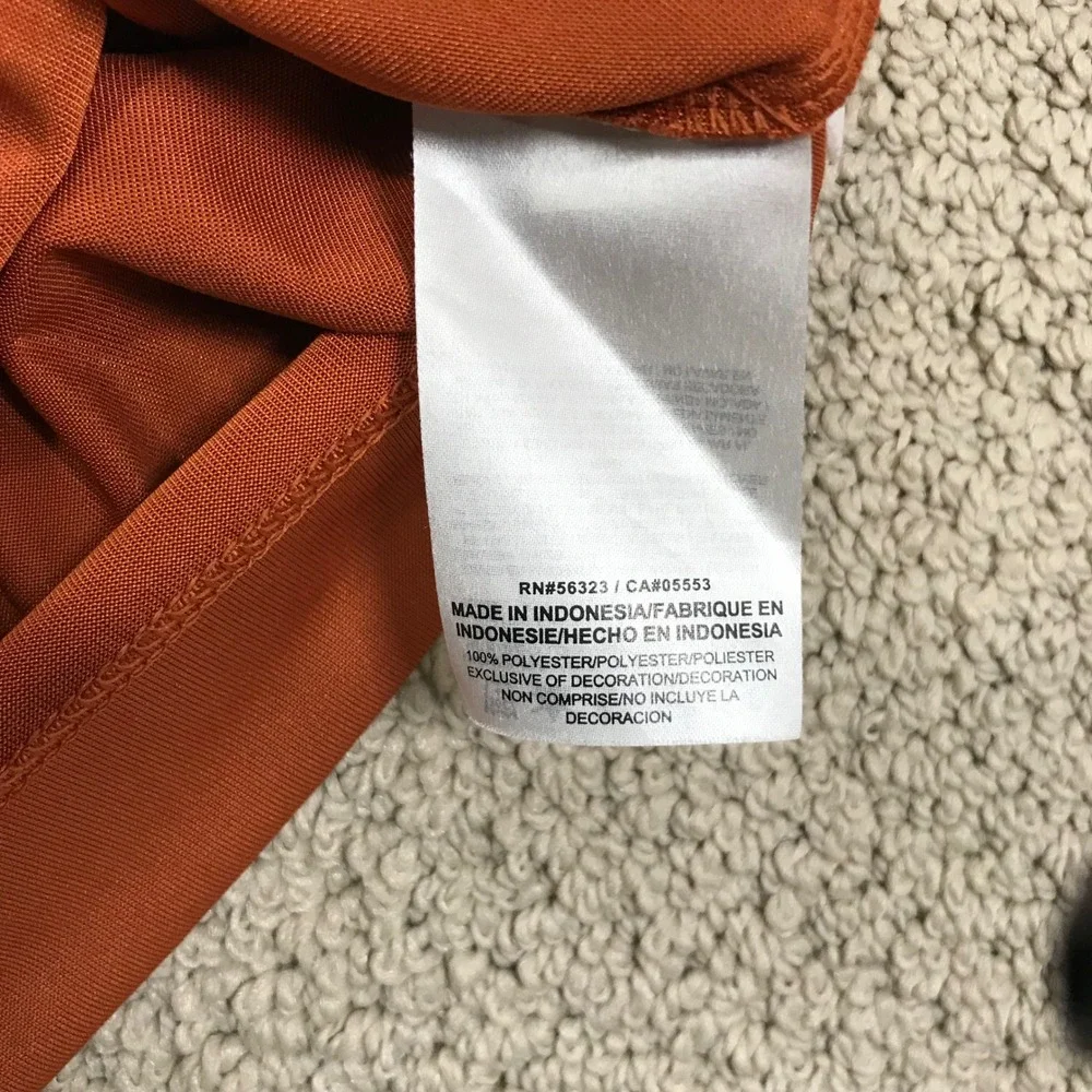 Nike Dri-FIT Texas Longhorns Mens XL Burnt Orange Polo Shirt Short Sleeve Golf